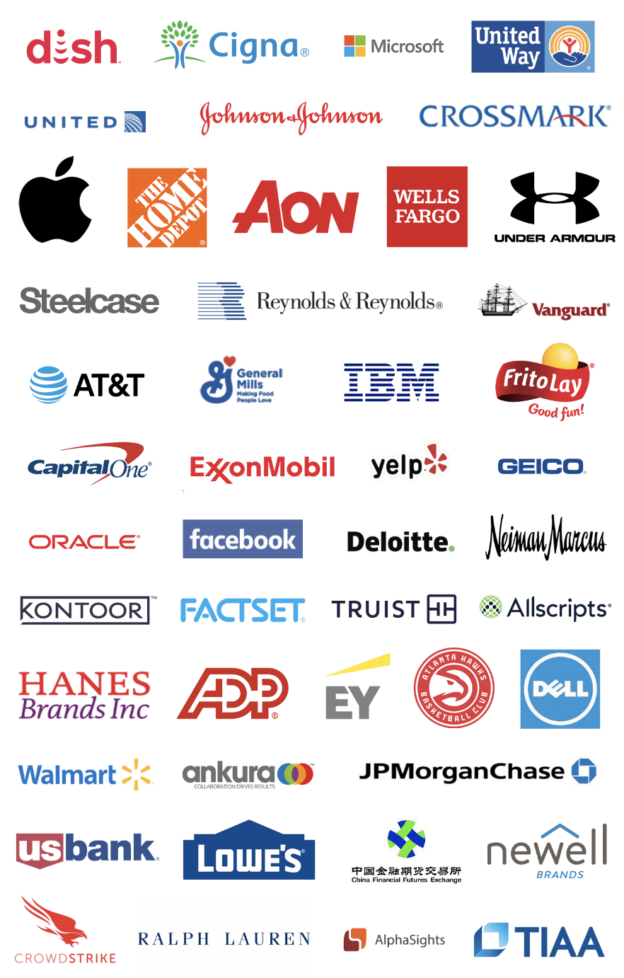 Organizations that have hired our graduates in recent years