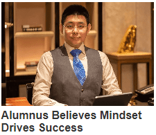 Alumnus Believes Mindset Drives Success