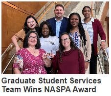 Graduate Students win NASPA Award